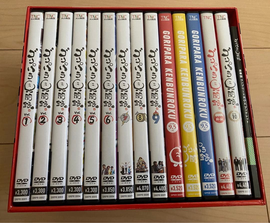 tk　ゴリパラ見聞録 DVD豪華版コンプリートBOX（ＤＶＤ）