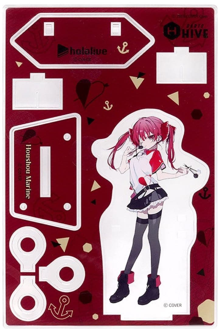 ホロライブ ダーツセット 宝鐘マリンVer.(アクリルダーツスタンド付)