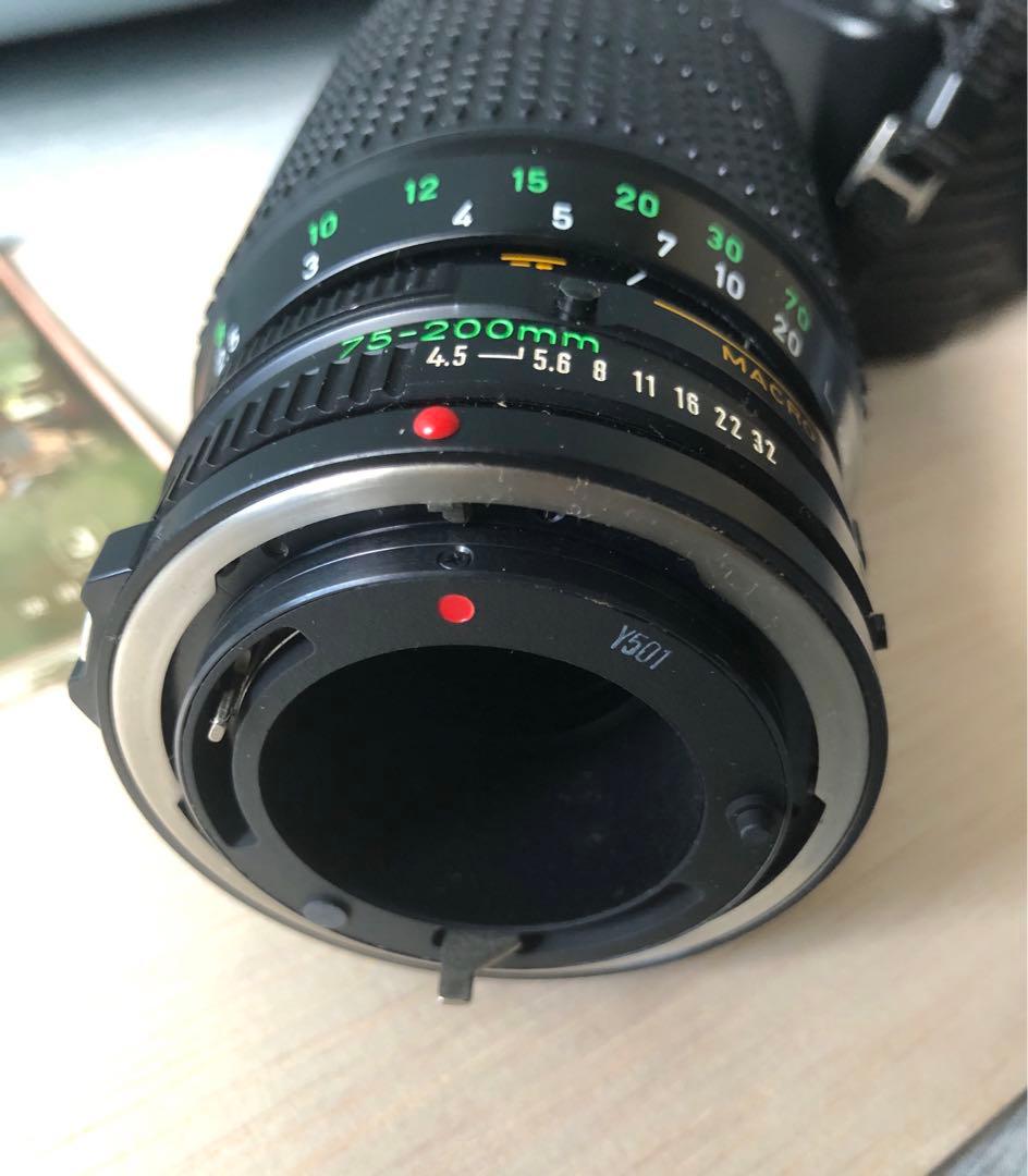 Canon T50 一眼レフカメラ レンズ2本 フラッシュ付き