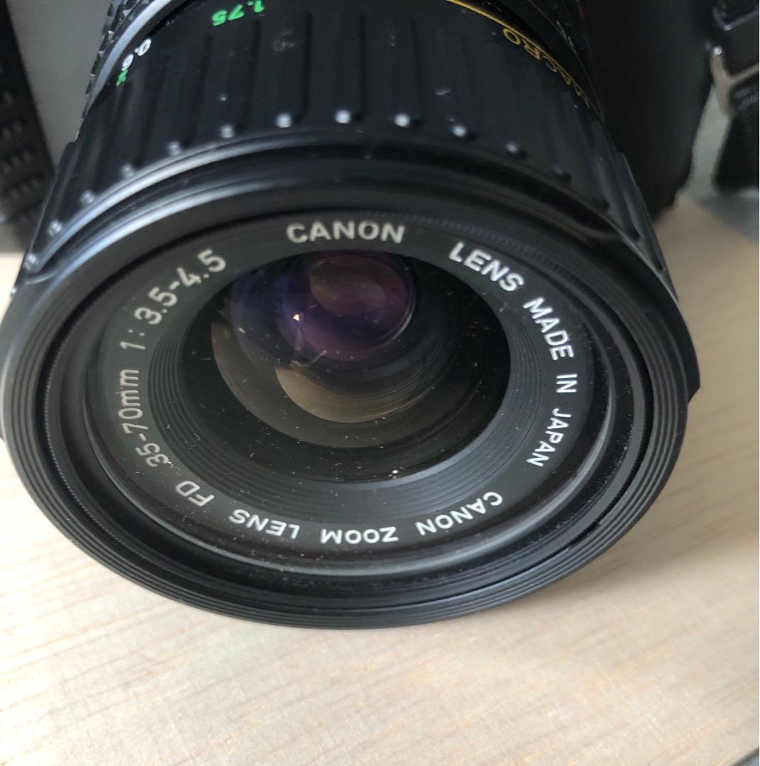 Canon T50 一眼レフカメラ レンズ2本 フラッシュ付き