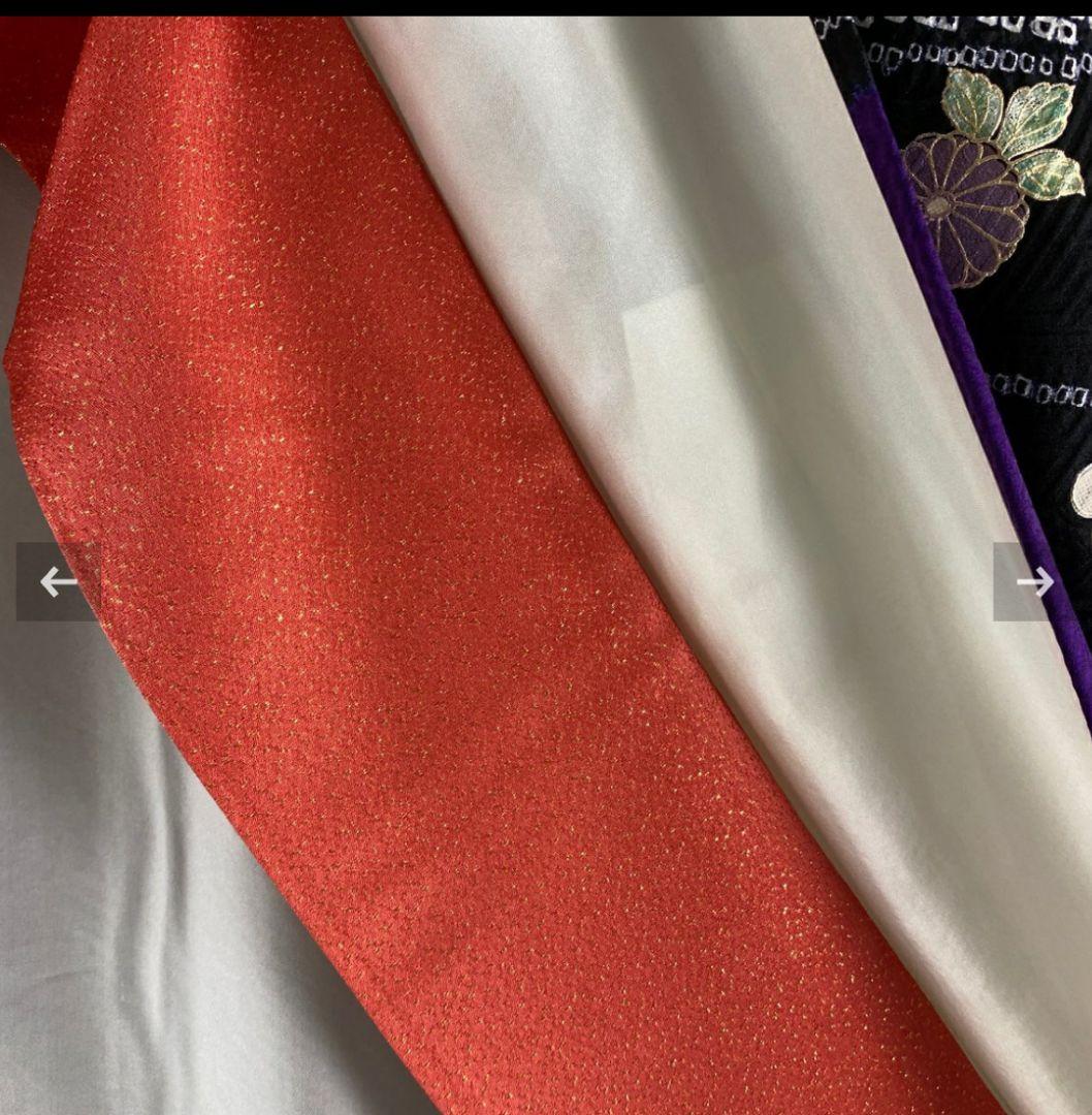 振袖　しつけ付　絞り　金糸　刺繍　成人式　豪華　古典柄　重ね衿付き