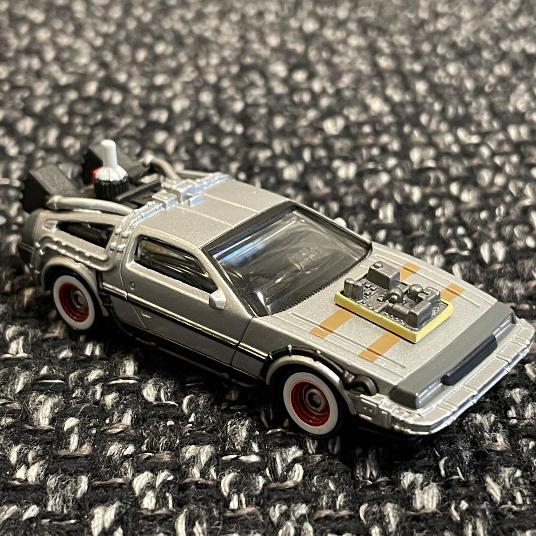 キャラウィール1/64デロリアン カスタムⅠ・Ⅱ・Ⅲ バックトゥザフューチャー