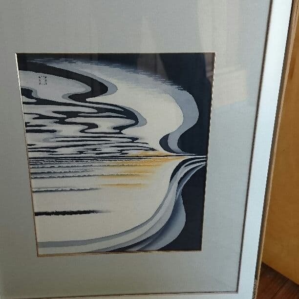 日本画 小川泰彦作