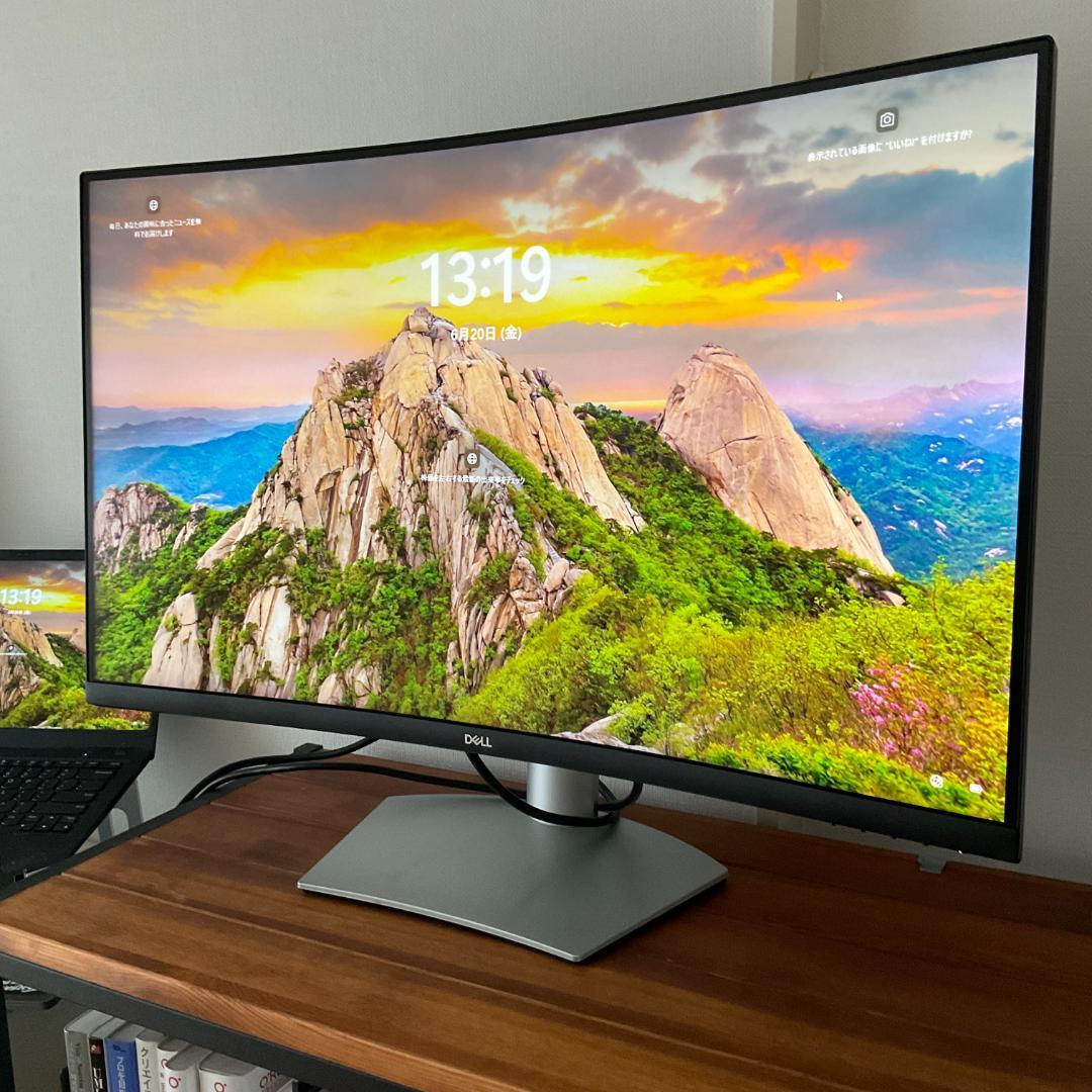 Dell S3221QS 31.5インチ 曲面4Kモニター ディスプレイ