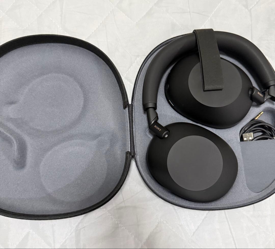 SONY WH-1000XM6 - 付属品: 収納ケース、充電ケーブル