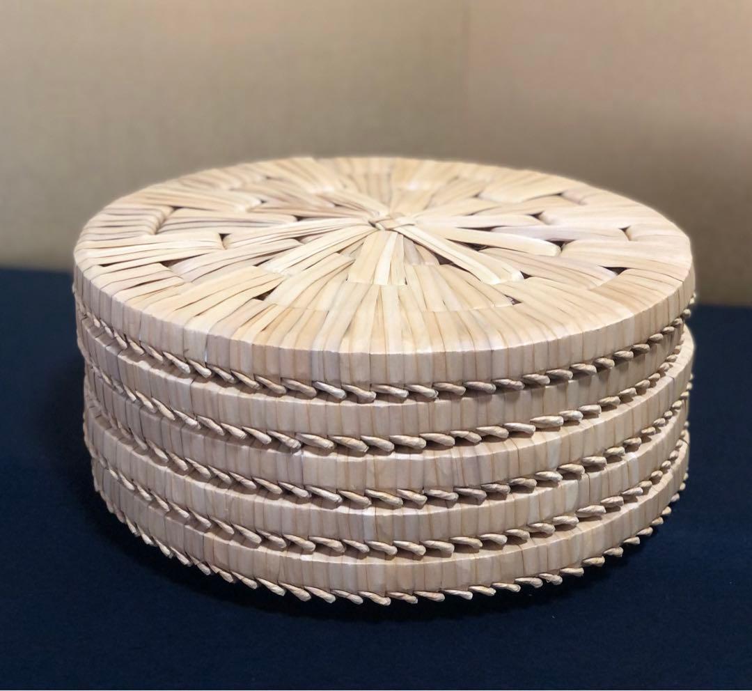 《R》茶道具 露地道具 円座5客 敷物 座布団　260120き5