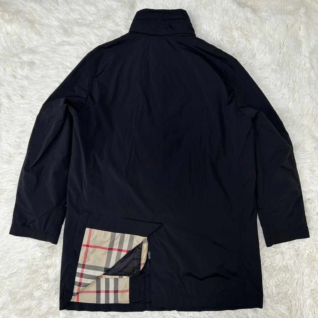 【極美品/L】バーバリーロンドン ダウンコート ダウンライナー メガノバチェック