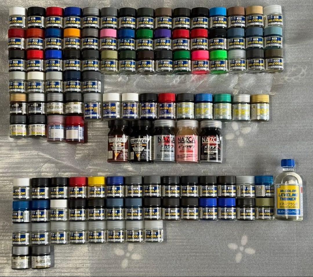 Mr.COLOR 溶剤系アクリル塗料 他 112本 セット