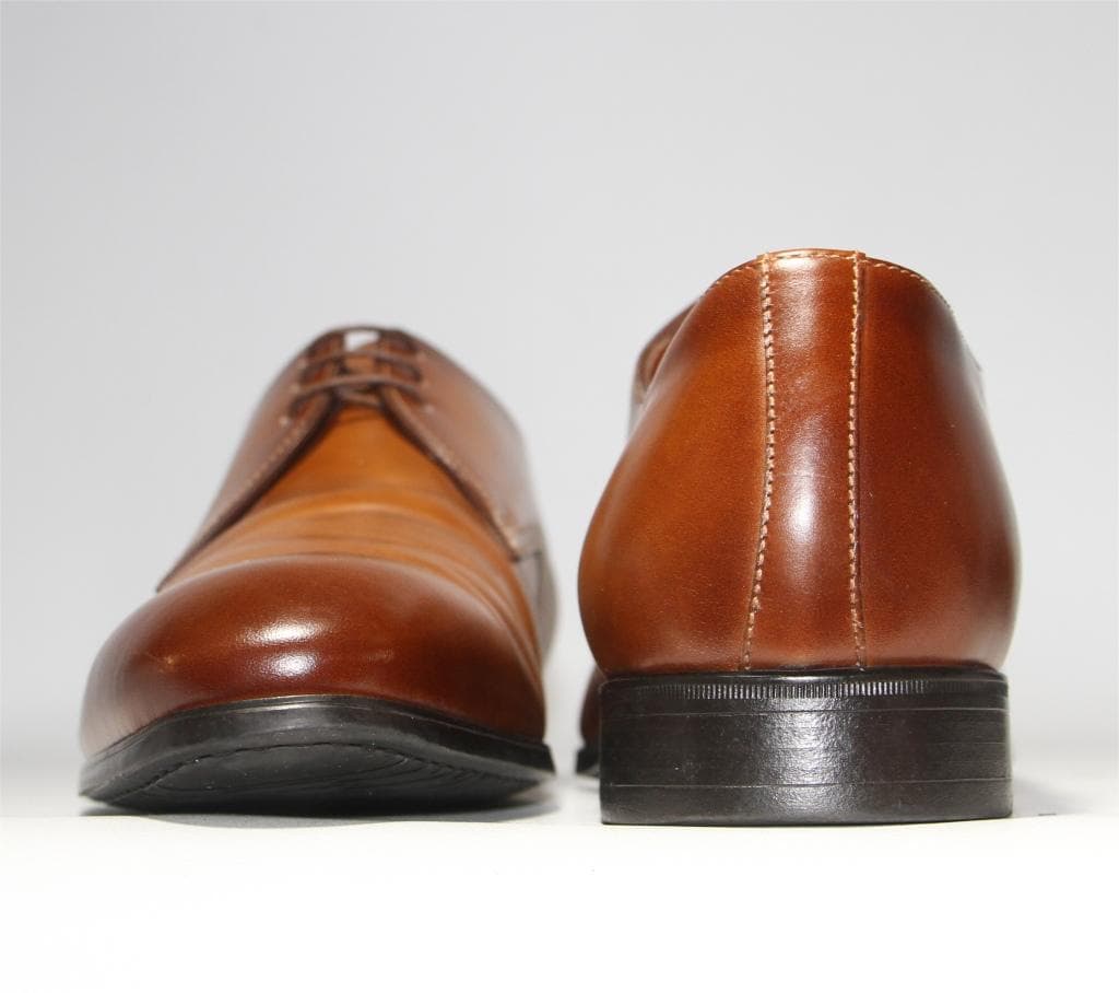 じ*ん様 SANTONI サントーニ プレーントゥ ダービー 15018 茶色