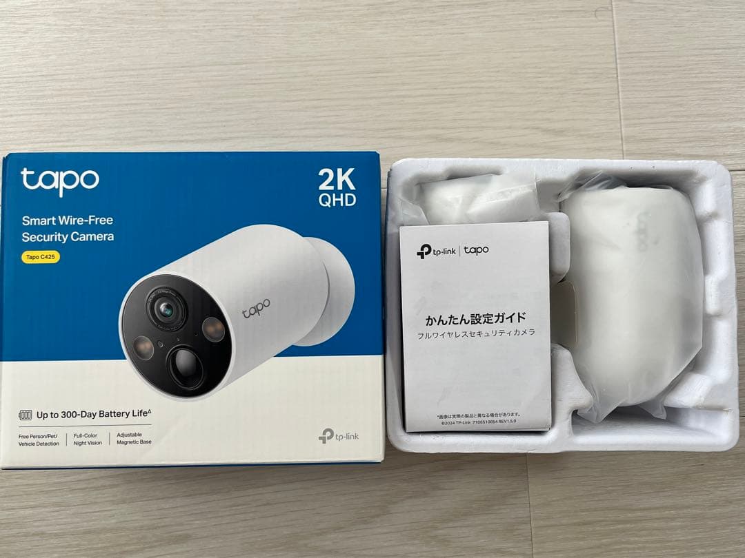 Tapo C425 2K QHD ワイヤレス防犯カメラ