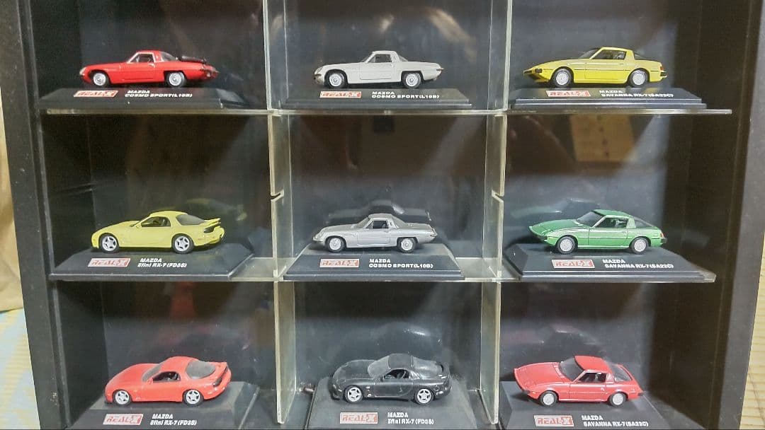MAZDA ミニカーセット コスモスポーツ RX-7 サバンナ