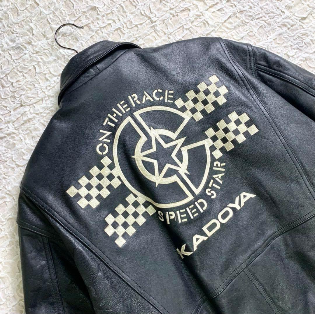 希少 KADOYA カドヤ G2 レザージャケット ライダースジャケット