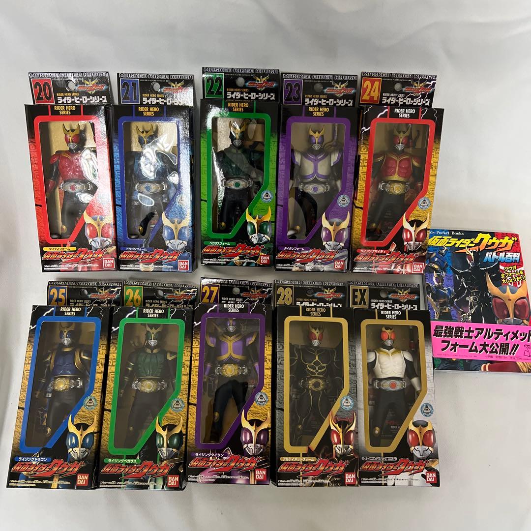 入手困難　新品未開封　仮面ライダークウガ ソフビ　まとめ売り10体セット