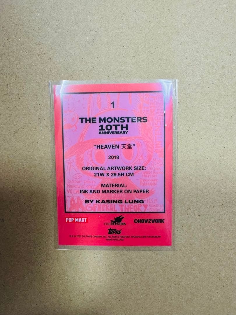 2025 Topps Chrome Labubu 箔サイン