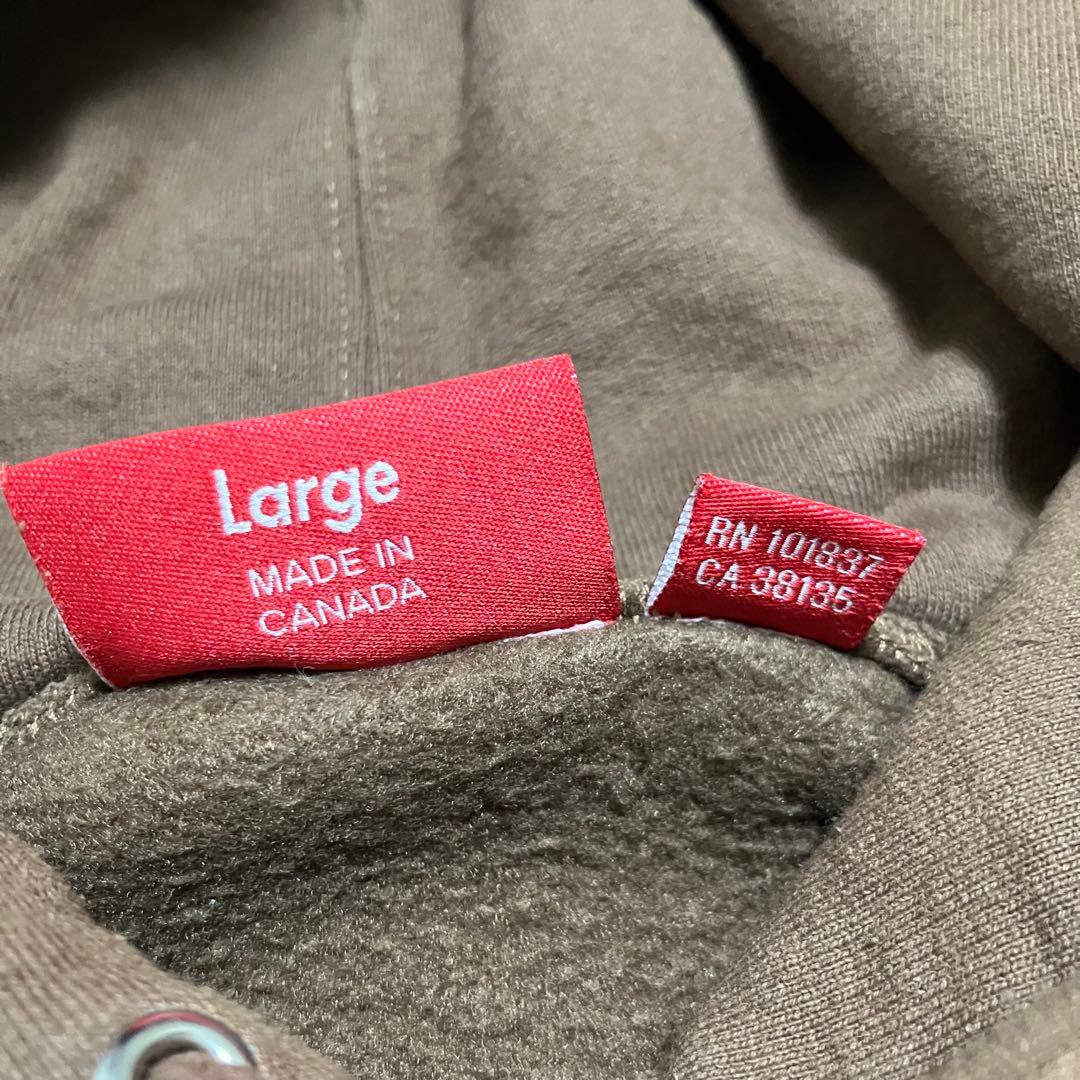 Supreme S Logo Hooded ツノ ブラウン L