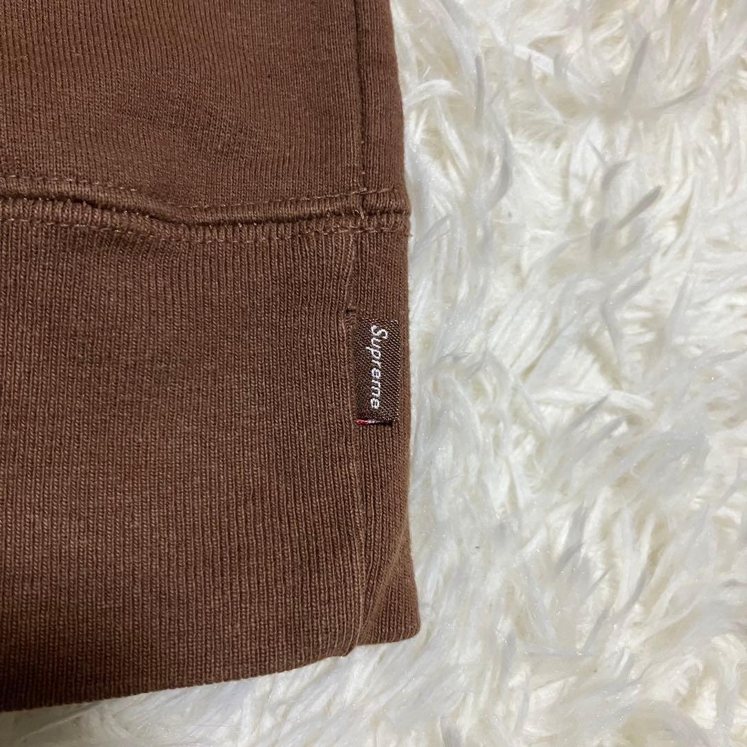 Supreme S Logo Hooded ツノ ブラウン L