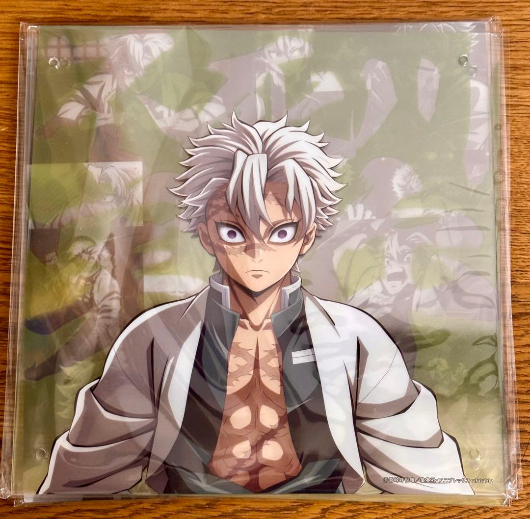 鬼滅の刃　不死川実弥　コラージュレイヤードパネル