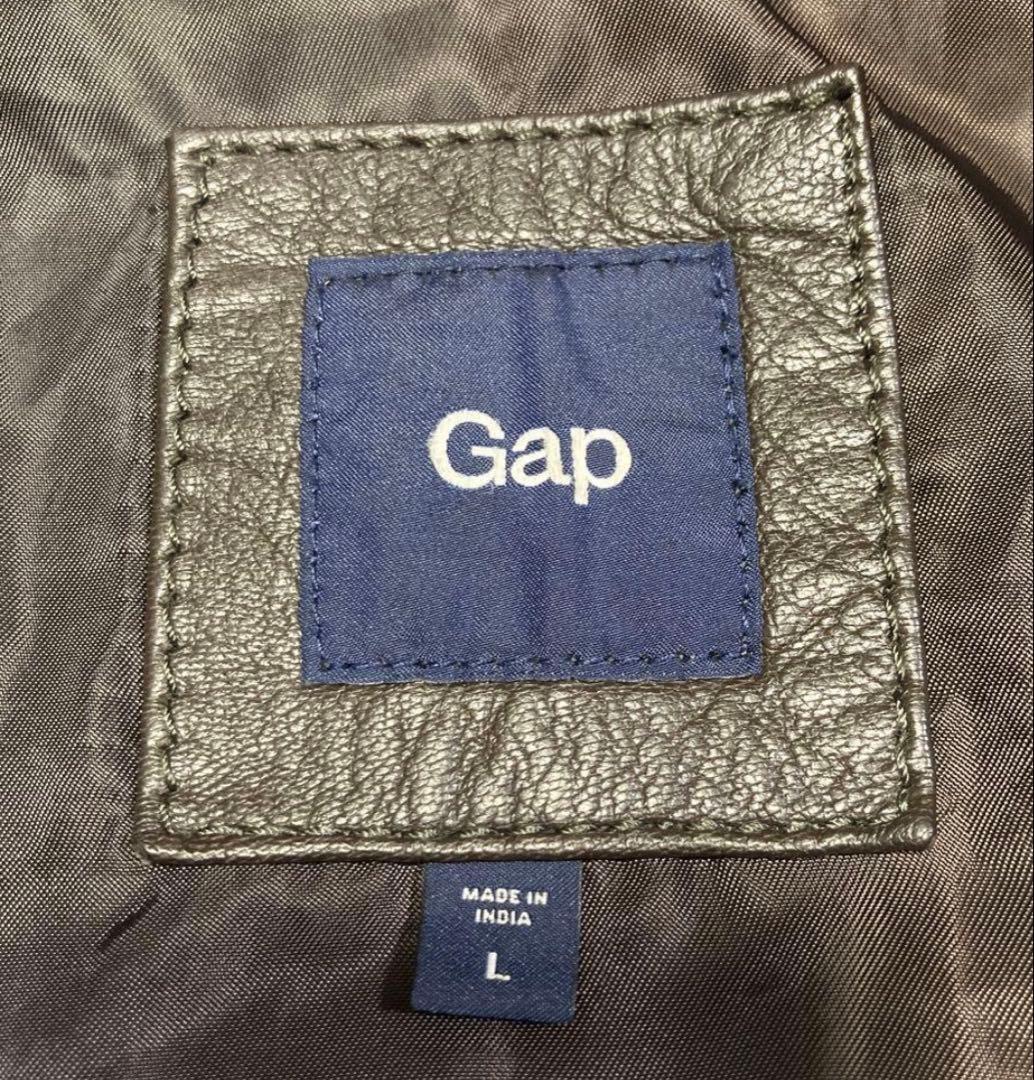 old GAP ラムレザーブルゾン