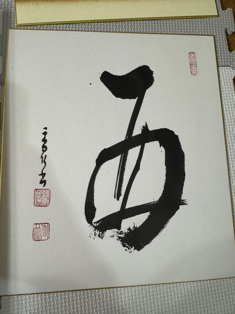 撮影時初開封　江川香竹　掛け軸