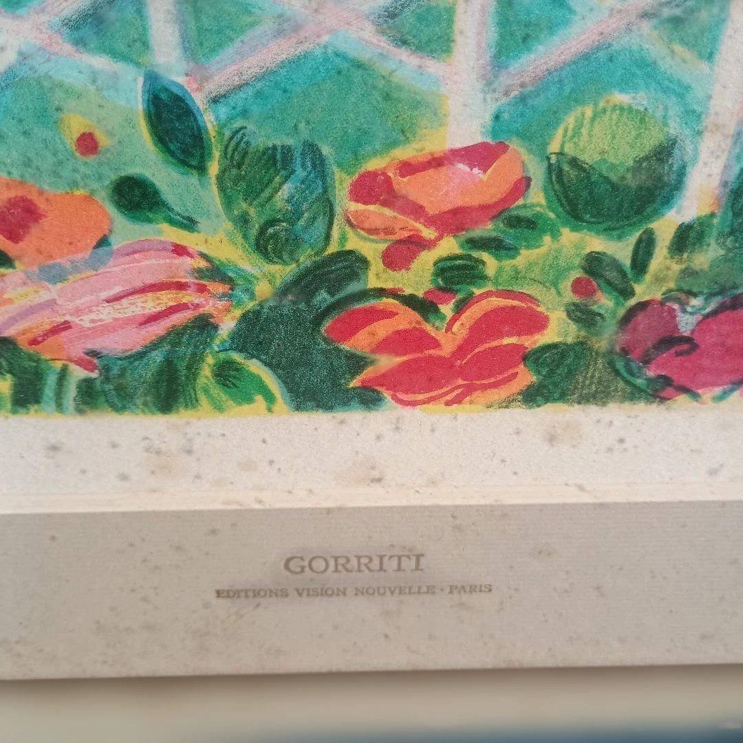 5701）ジル・ゴリチ　リトグラフ　サントロペ湾