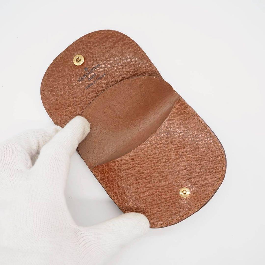 ルイヴィトン グゼ ケース 小銭入れ モノグラム コンパクト ブラウン