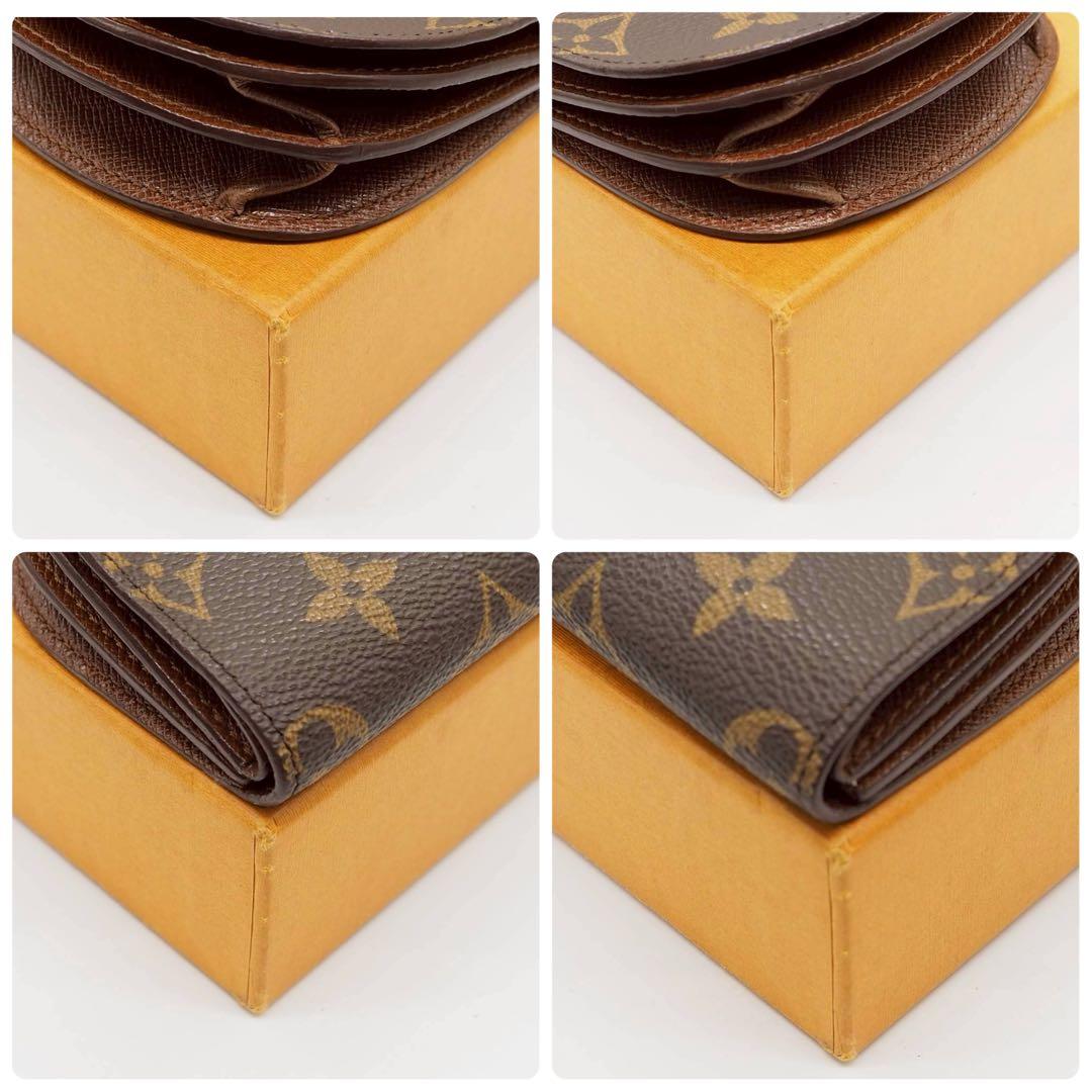 ルイヴィトン グゼ ケース 小銭入れ モノグラム コンパクト ブラウン