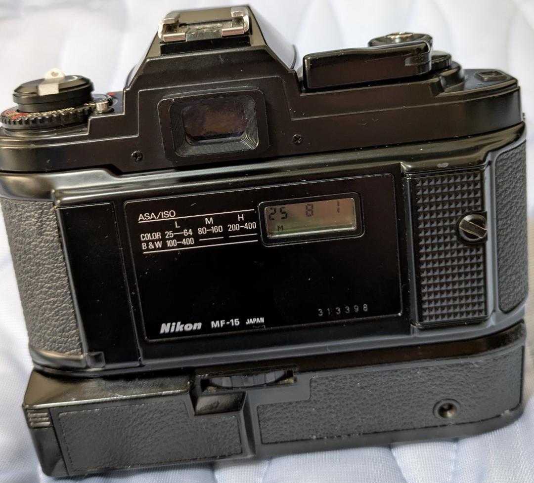 値下 ’82年度名機 Nikon FG 35-70 & MF-15 & MD-E