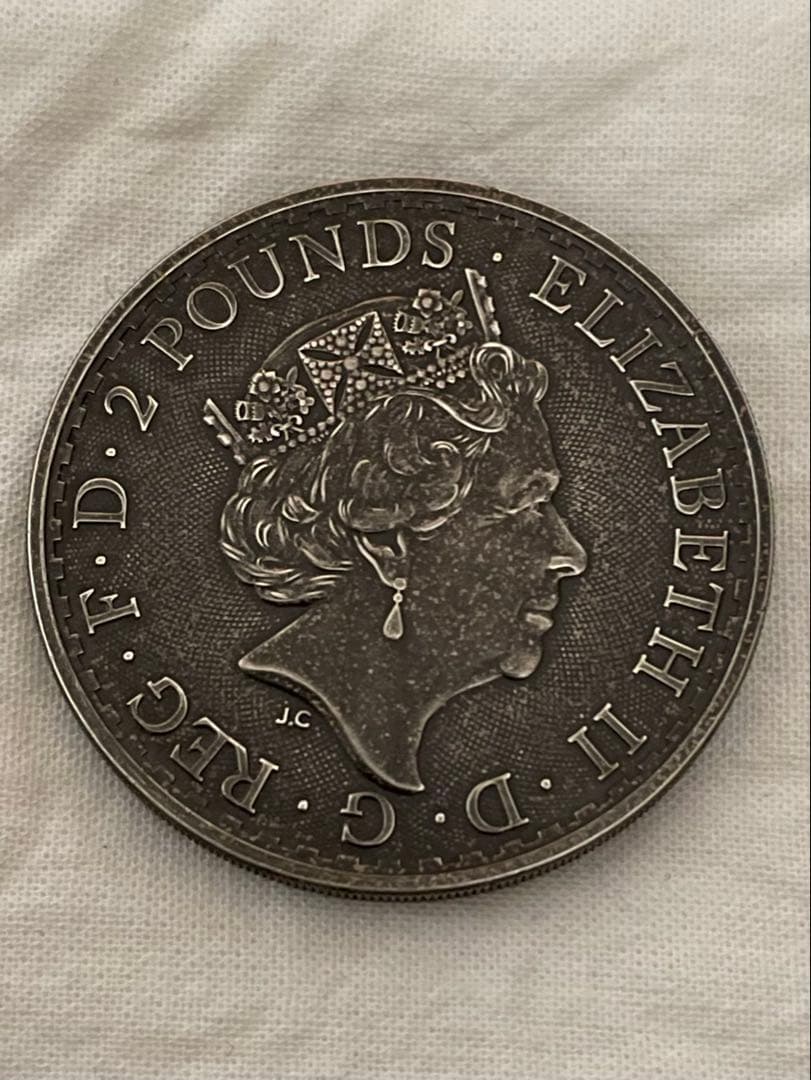 【唯一無二】漆黒のブリタニア銀貨- 触れることを許された禁忌の銀