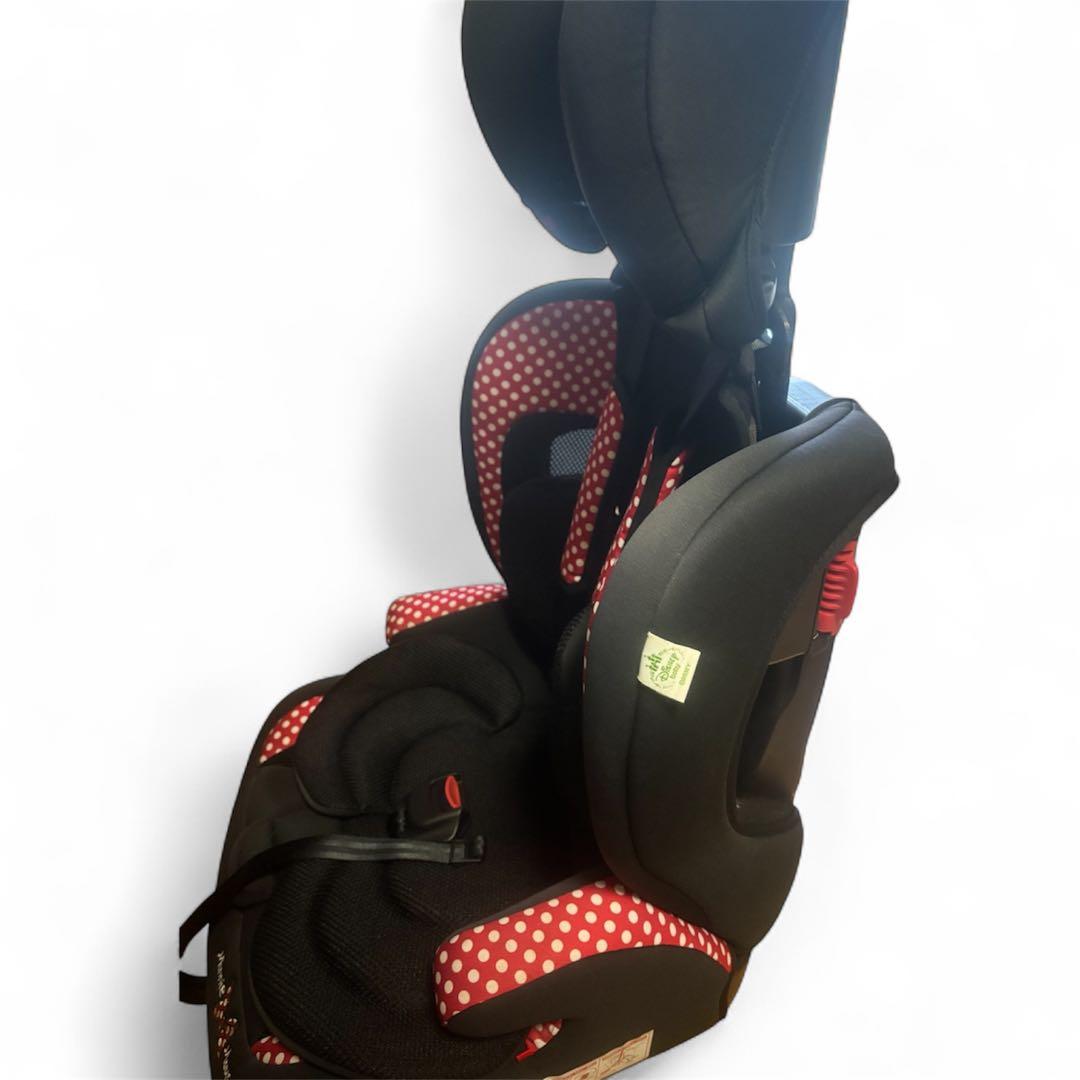 レア　ミニーマウスチャイルドシート　ジュニアシート　リボン