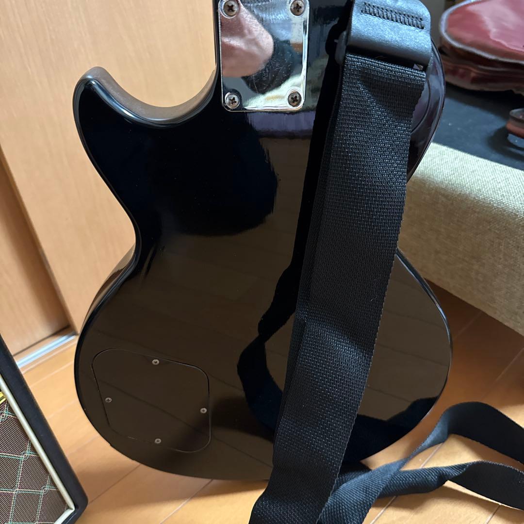 フレーバーエレキギター ブラック ハムバッカー