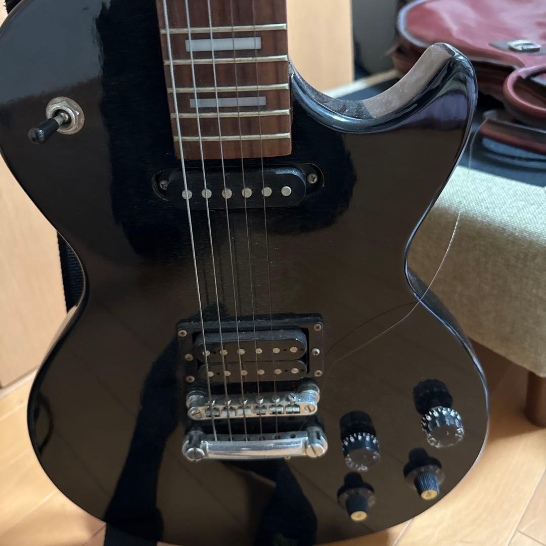 フレーバーエレキギター ブラック ハムバッカー