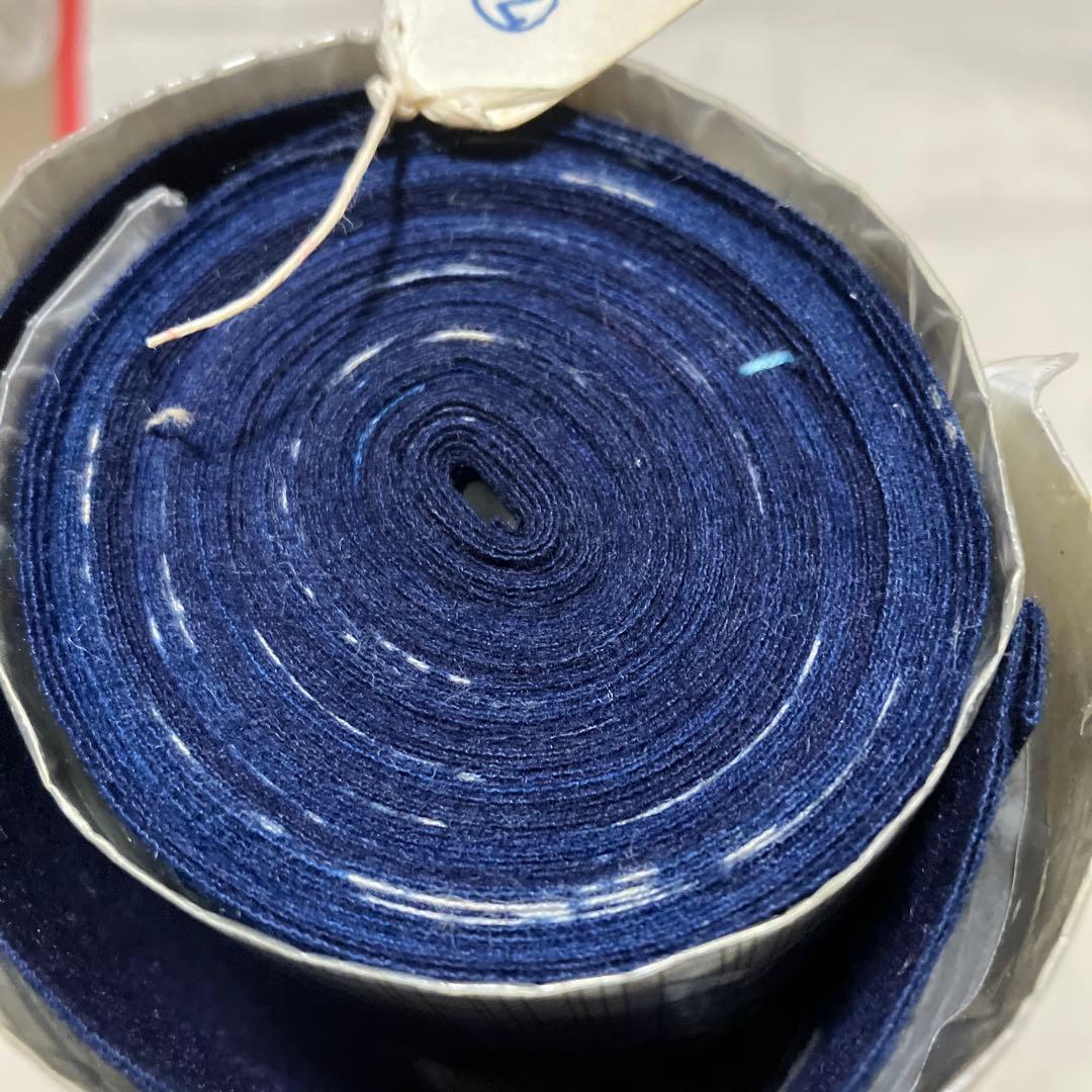 y*i様 新品保管品　「竺仙」浴衣反物 コーマ紺地染 流水にオモダカや菖蒲