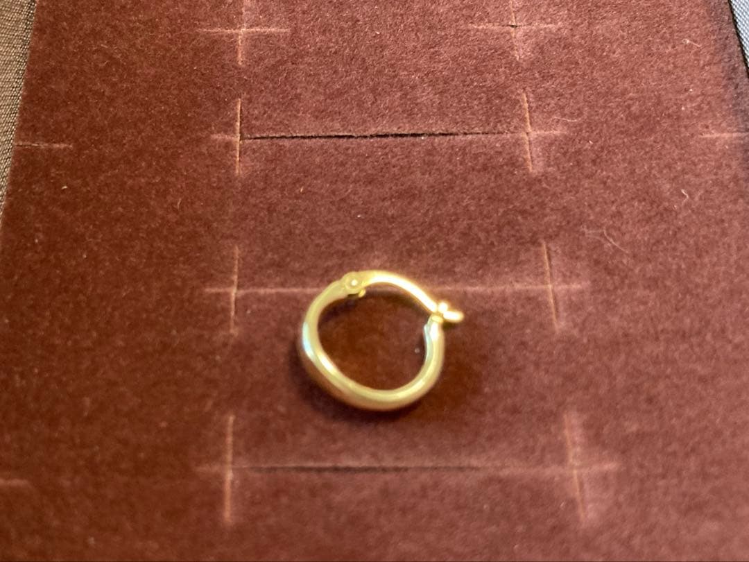 片耳　ete K10 フープピアス イエローゴールド77128300