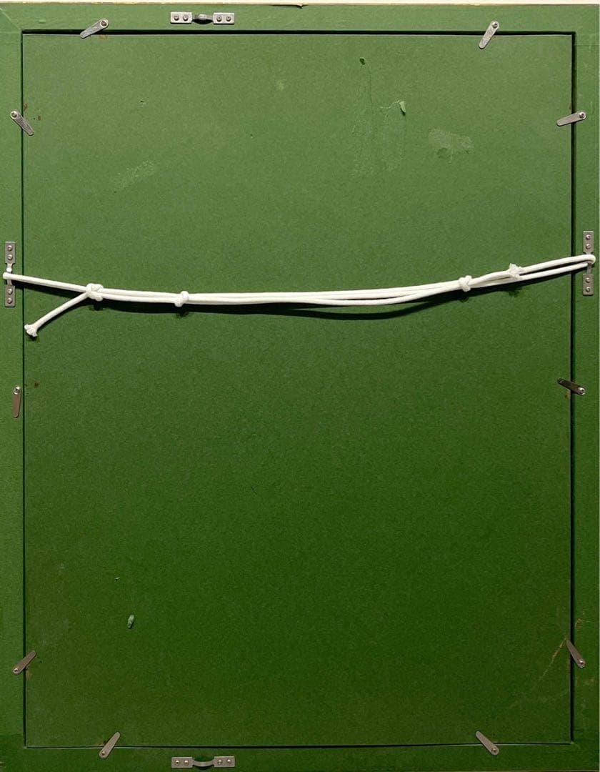 藤田嗣治　ブロンドの女性　木版画