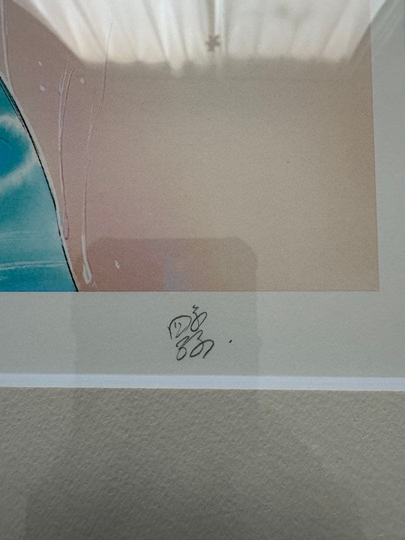 四季童子　フルメタルパニック！　複製原画　雪の降る夜に　2/25