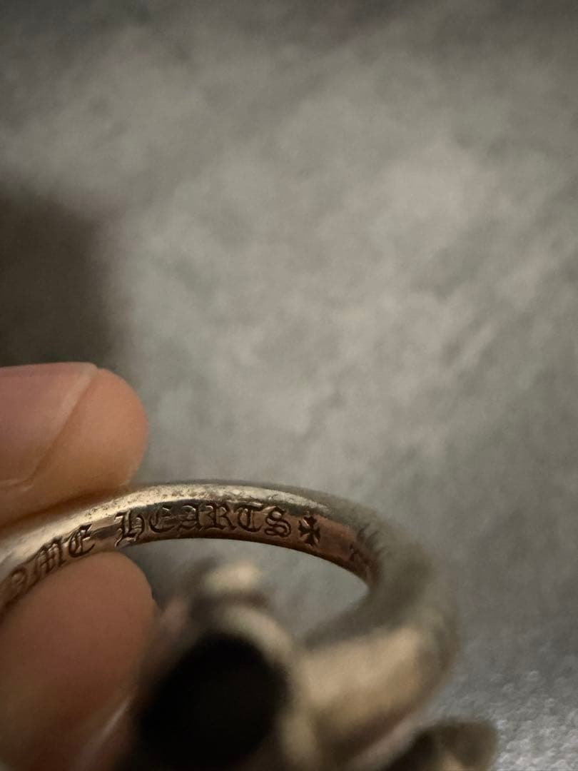 クロムハーツ Chrome Hearts ネイルリング クロスボール 9号