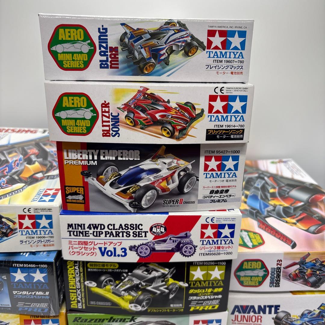 ミニ四駆17箱まとめ売り　未組立品