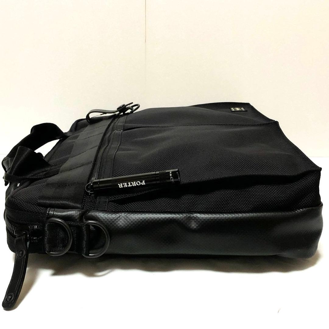 新品同様✨現行タグ ポーターヒートビジネスバッグ2way A4可 黒 吉田カバン