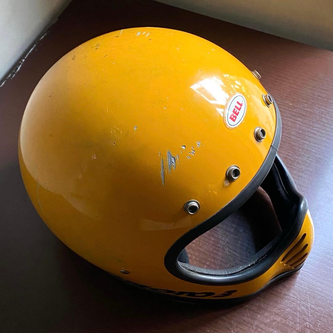 BELL MOTO3 目深加工 リペア済み 未使用 ビンテージヘルメット 族ヘル