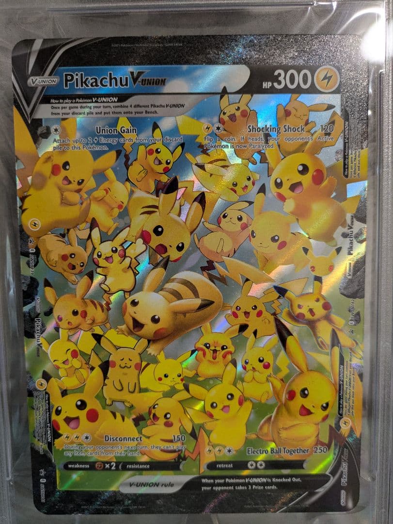 PSA9 WCS2023　横浜 英語版 ピカチュウV union　ジャンボ