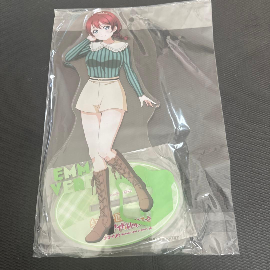 ラブライブ Ａ賞特大 デカ アクリルスタンド　虹ヶ咲エマヴェルデ　トキメキツアー