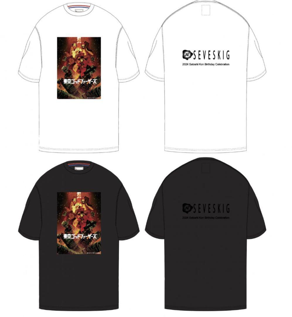 SEVESKIG セヴシグ 今敏 東京ゴッドファーザーズ Tシャツ