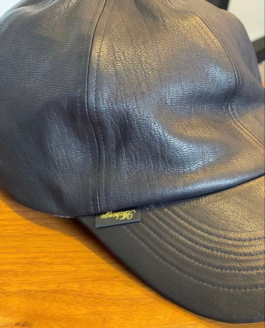 【新品】AUBERGE 25aw レザーキャップ CAP CUIR