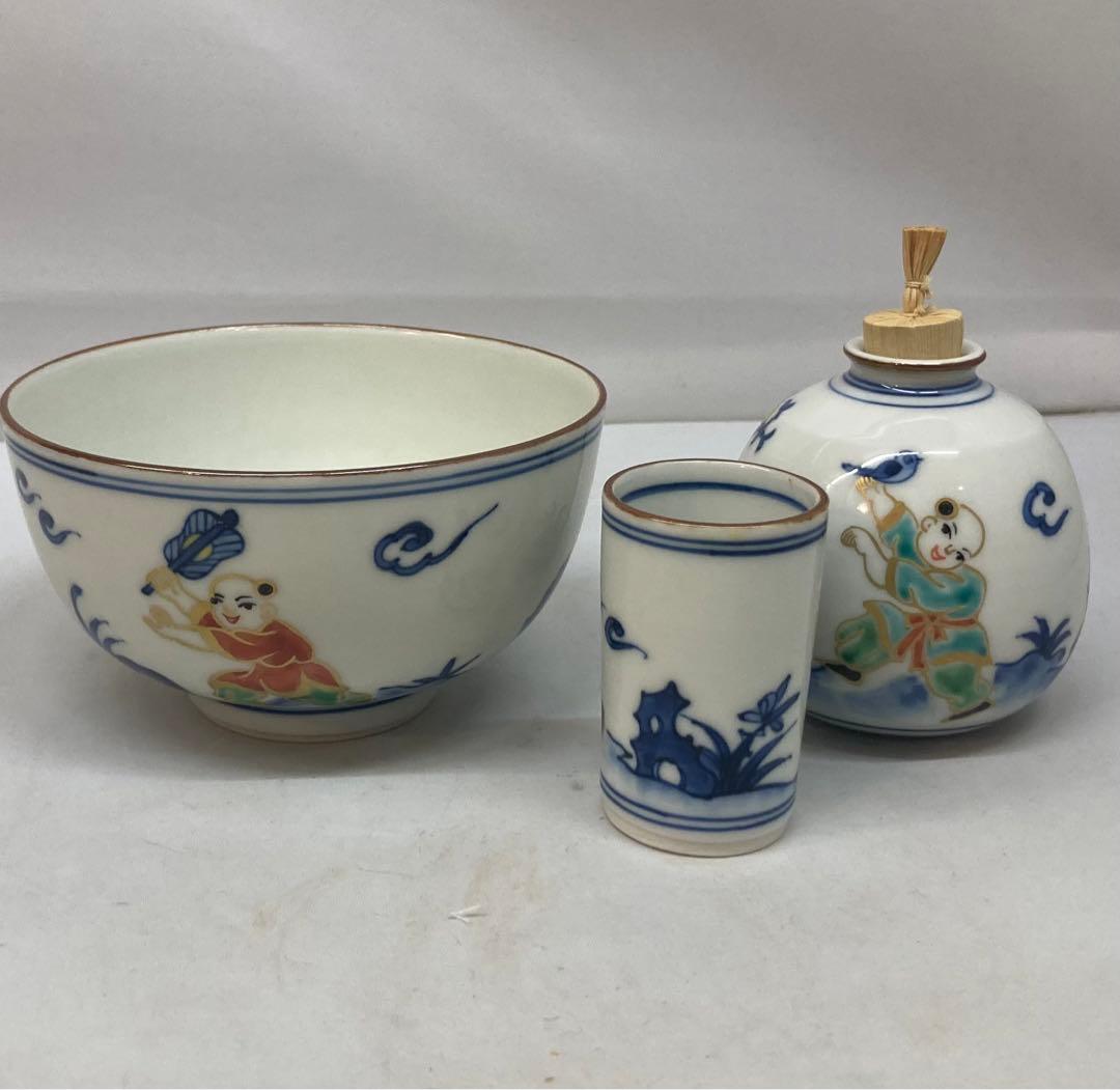 B216 茶箱セット 19点　雪月花　七宝繋文　溜漆　描き合わせ塗　茶道具