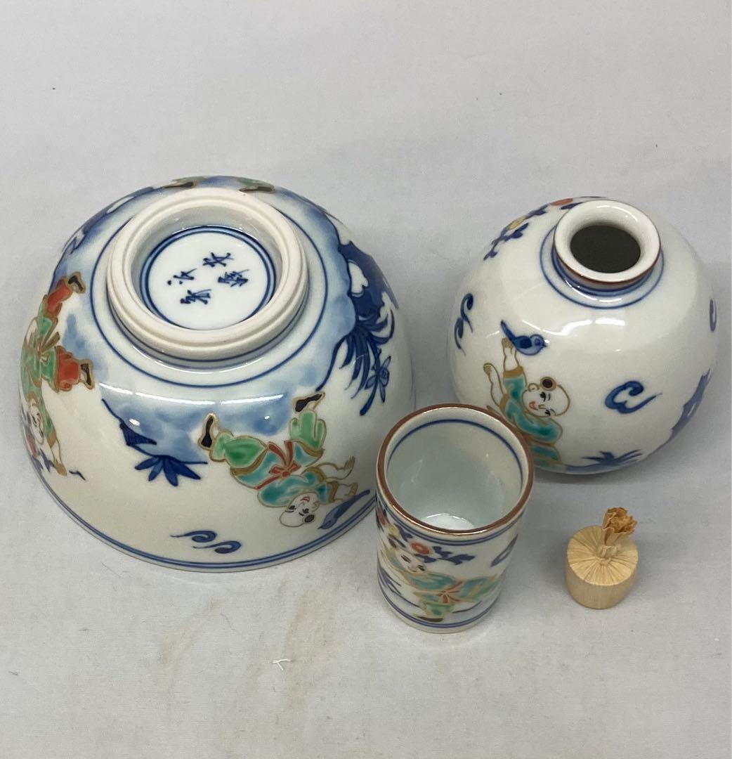 B216 茶箱セット 19点　雪月花　七宝繋文　溜漆　描き合わせ塗　茶道具