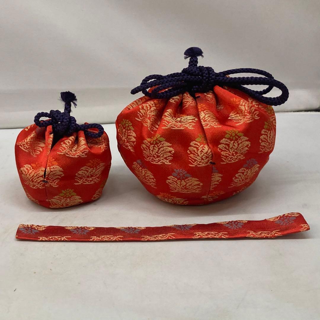 B216 茶箱セット 19点　雪月花　七宝繋文　溜漆　描き合わせ塗　茶道具