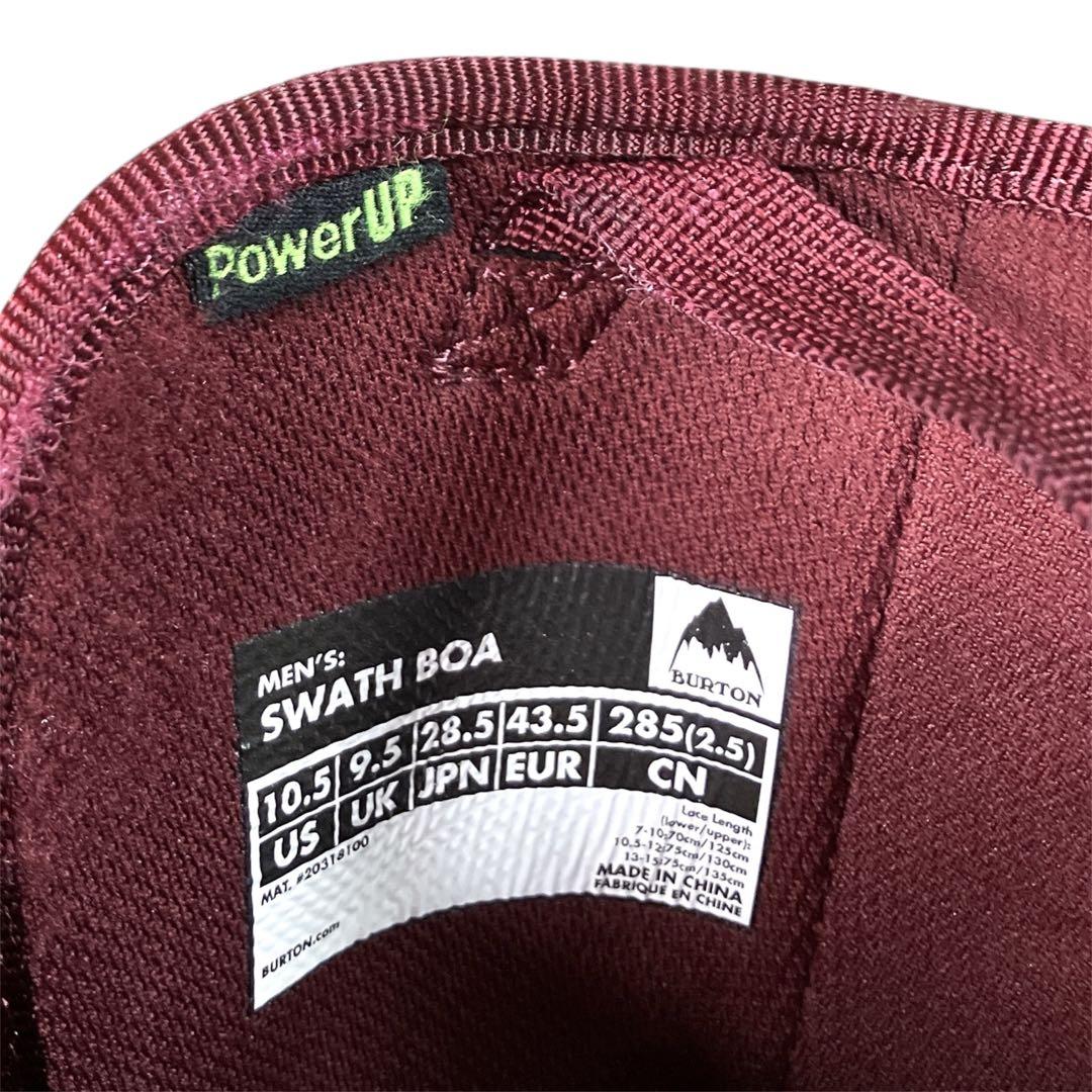 【極美品】 Burton SWATH BOA スノーボードブーツ 28.5㎝