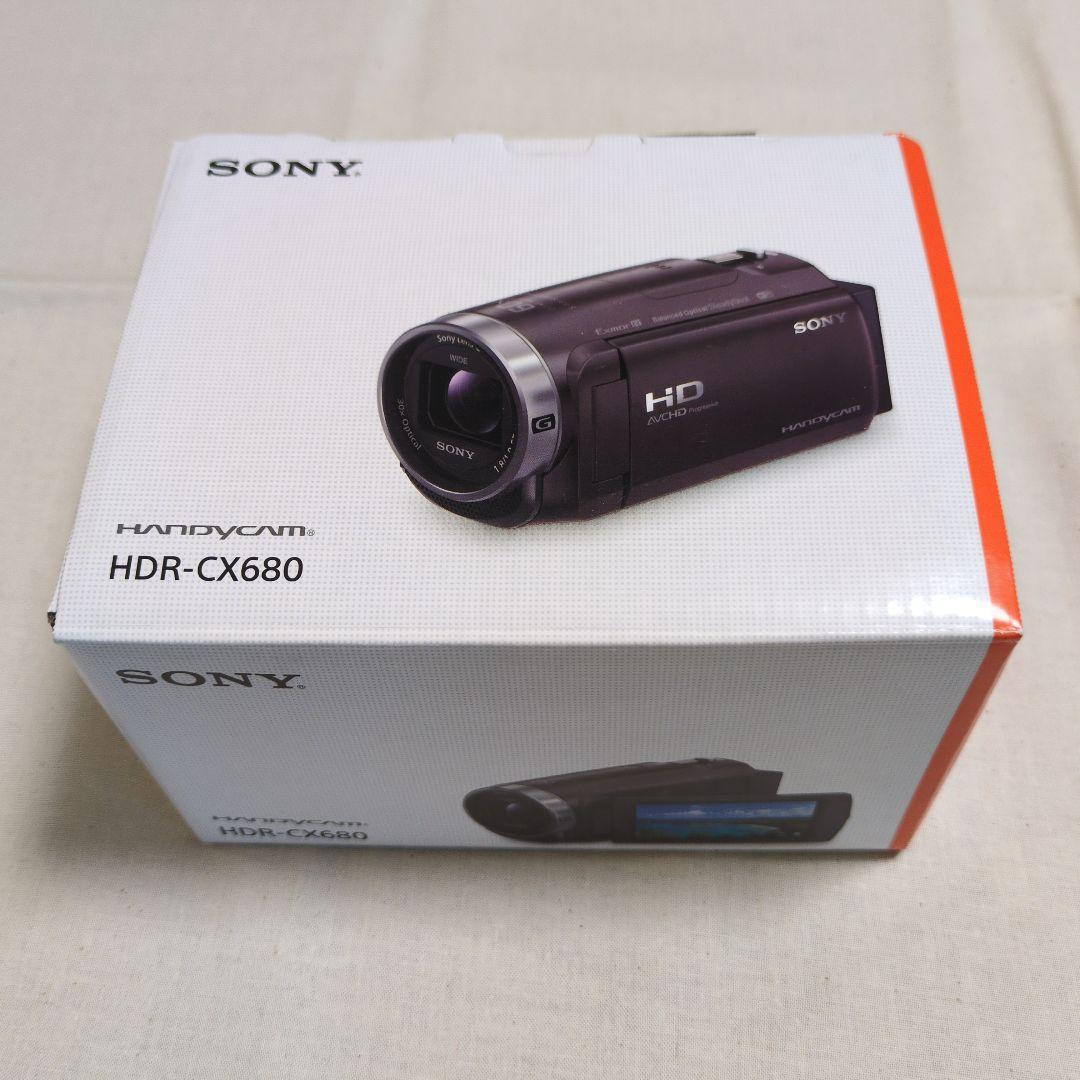 SONY HANDYCAM HDR-CX680 ビデオカメラ 2024年製 白色