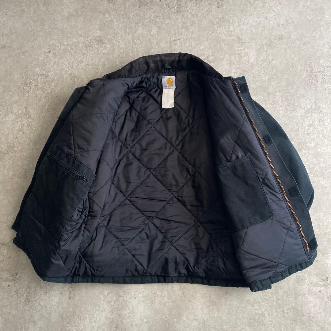 希少サイズ カーハート トラディショナル ジャケット 黒 ブラック