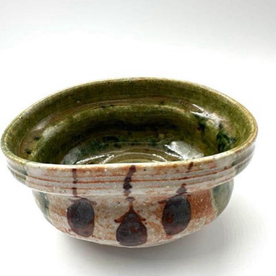 織部焼水野澤三作先付け小鉢2個セット＆岩月武光作黄瀬戸小鉢3個 ⭐️美品です⭐️